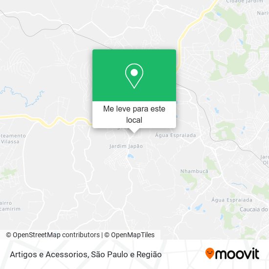 Artigos e Acessorios mapa