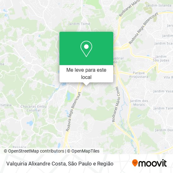 Valquiria Alixandre Costa mapa