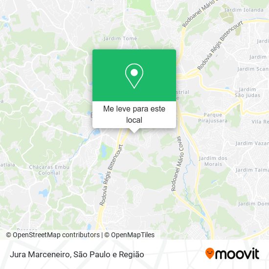 Jura Marceneiro mapa