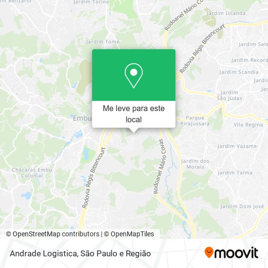 Andrade Logistica mapa