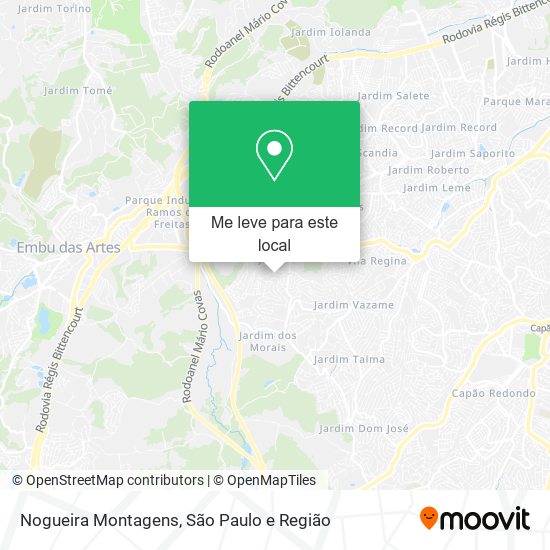 Nogueira Montagens mapa