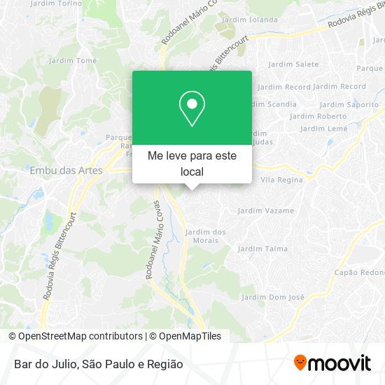 Bar do Julio mapa