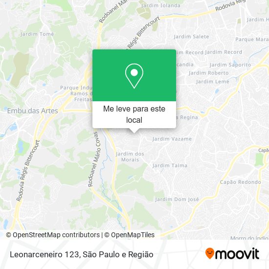 Leonarceneiro 123 mapa