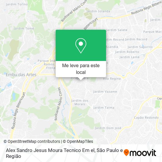 Alex Sandro Jesus Moura Tecnico Em el mapa