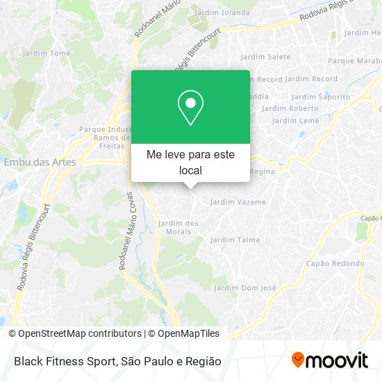 Black Fitness Sport mapa