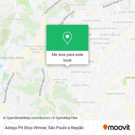 Adega Pit Stop Winner mapa
