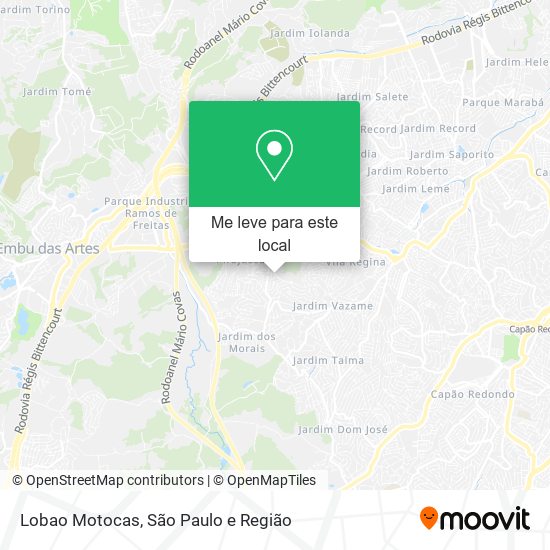 Lobao Motocas mapa