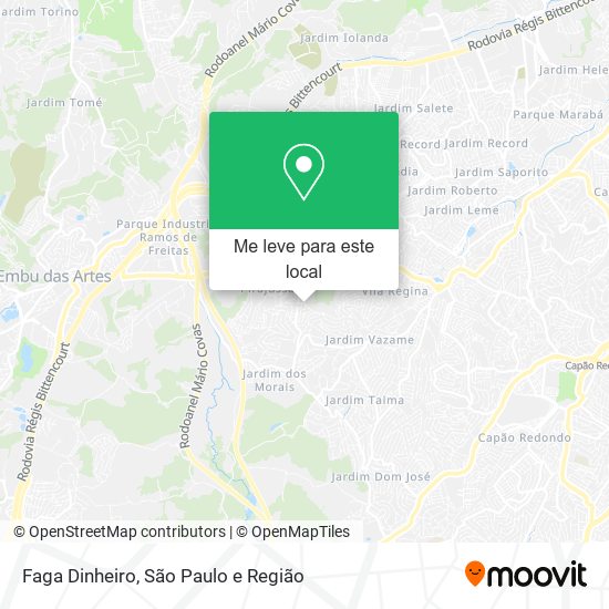 Faga Dinheiro mapa