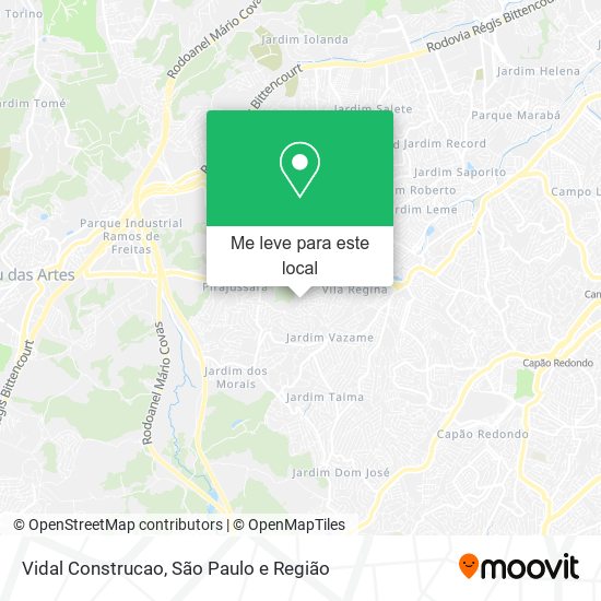 Vidal Construcao mapa