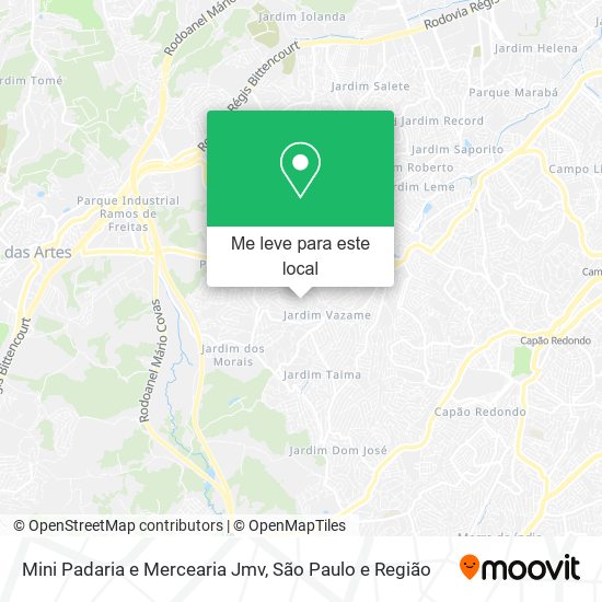 Mini Padaria e Mercearia Jmv mapa