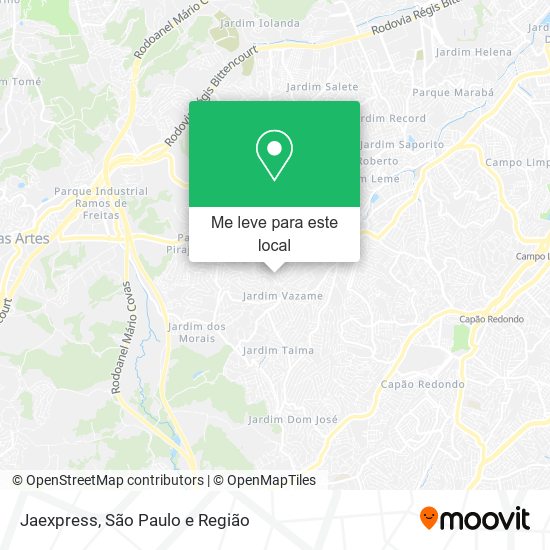 Jaexpress mapa