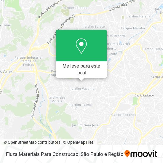 Fiuza Materiais Para Construcao mapa