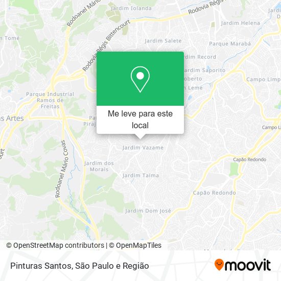 Pinturas Santos mapa