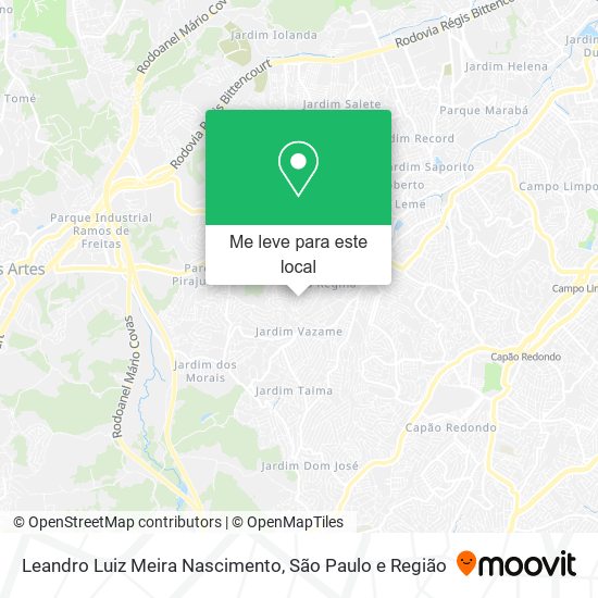 Leandro Luiz Meira Nascimento mapa