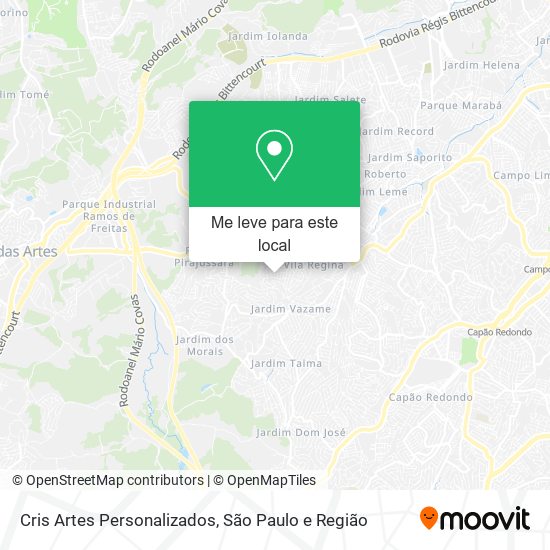 Cris Artes Personalizados mapa