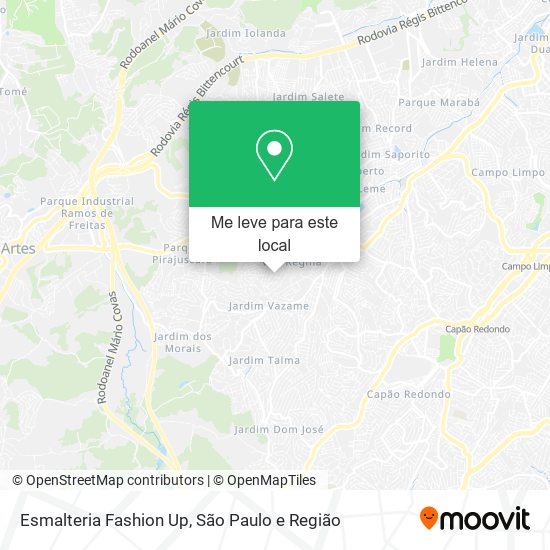 Esmalteria Fashion Up mapa