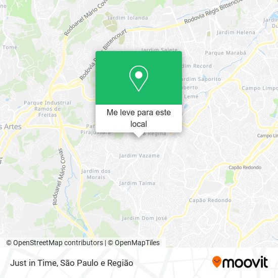 Just in Time mapa