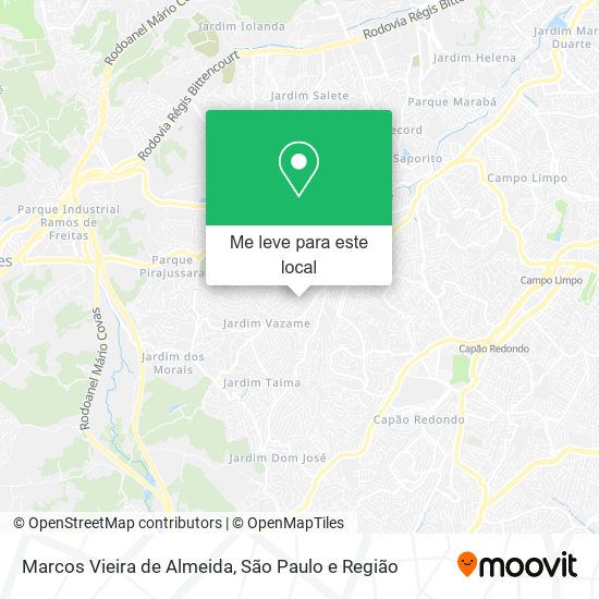 Marcos Vieira de Almeida mapa