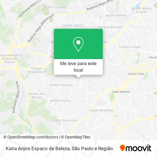 Katia Anjos Espaco de Beleza mapa