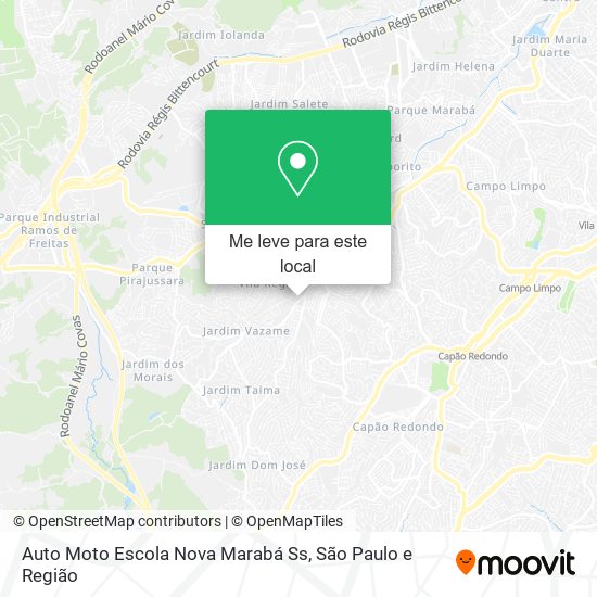 Auto Moto Escola Nova Marabá Ss mapa