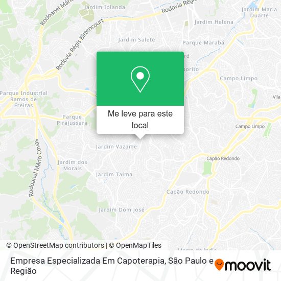 Empresa Especializada Em Capoterapia mapa