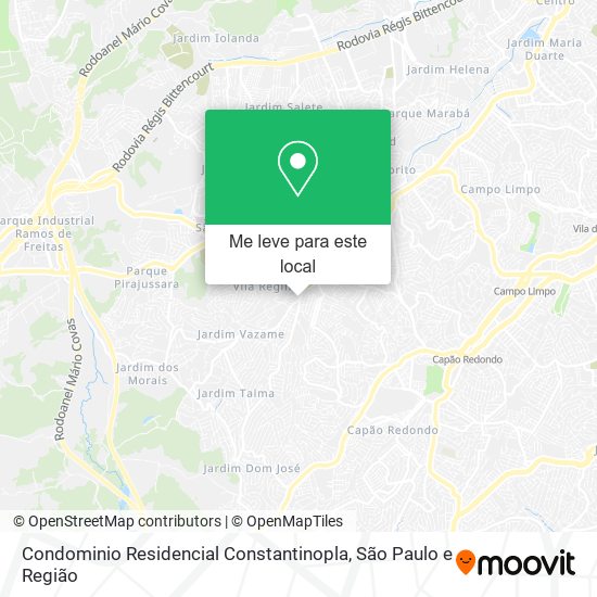 Condominio Residencial Constantinopla mapa