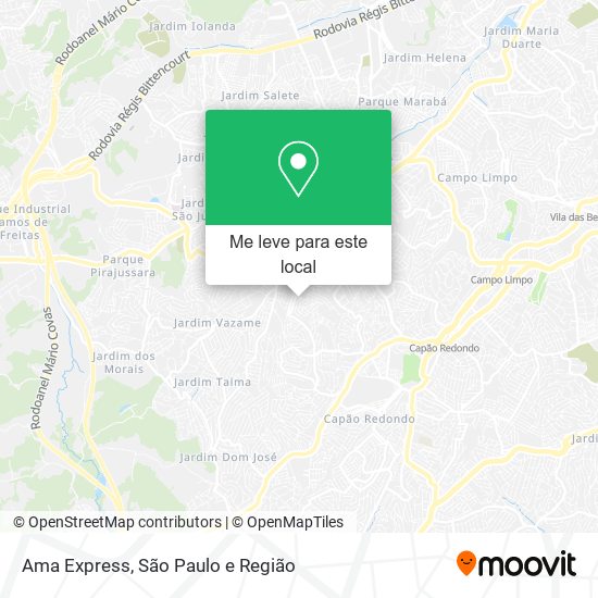 Ama Express mapa