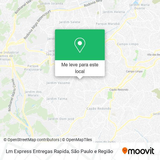 Lm Express Entregas Rapida mapa