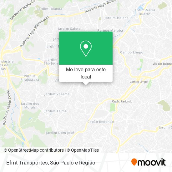 Efmt Transportes mapa