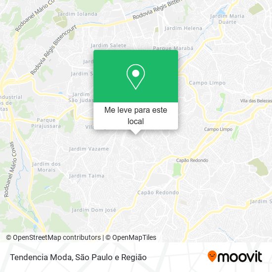 Tendencia Moda mapa