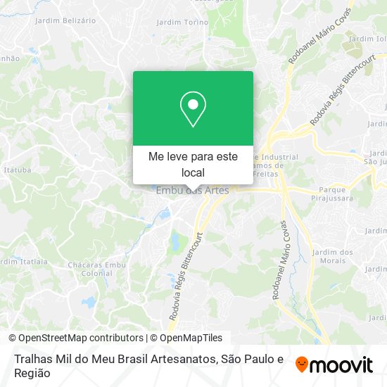 Tralhas Mil do Meu Brasil Artesanatos mapa