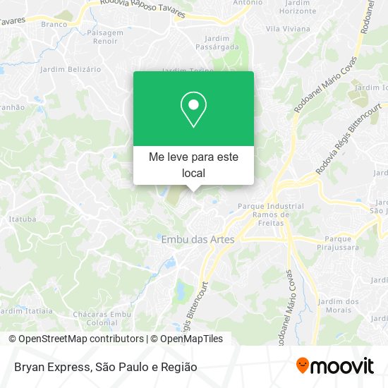 Bryan Express mapa