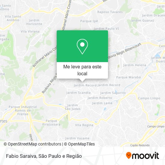 Fabio Saraiva mapa