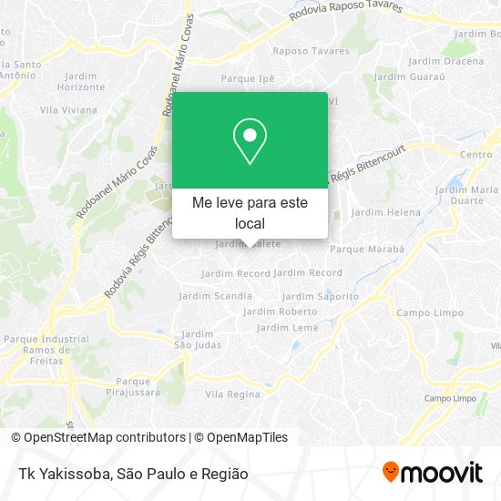 Tk Yakissoba mapa