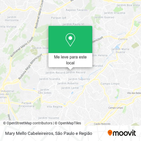 Mary Mello Cabeleireiros mapa