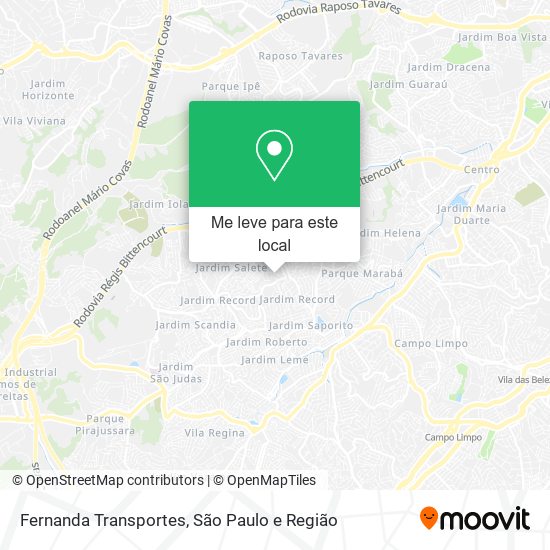 Fernanda Transportes mapa