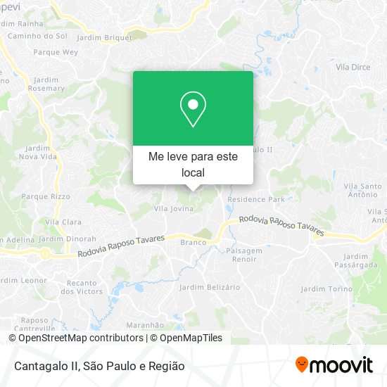 Cantagalo II mapa