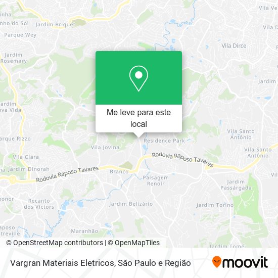 Vargran Materiais Eletricos mapa