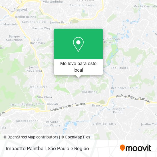Impactto Paintball mapa