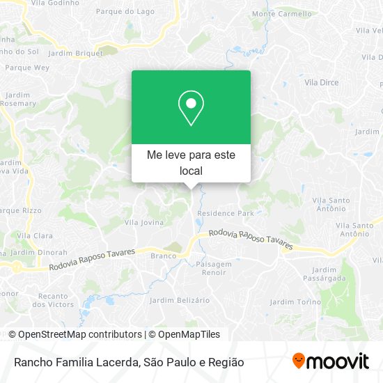 Rancho Familia Lacerda mapa