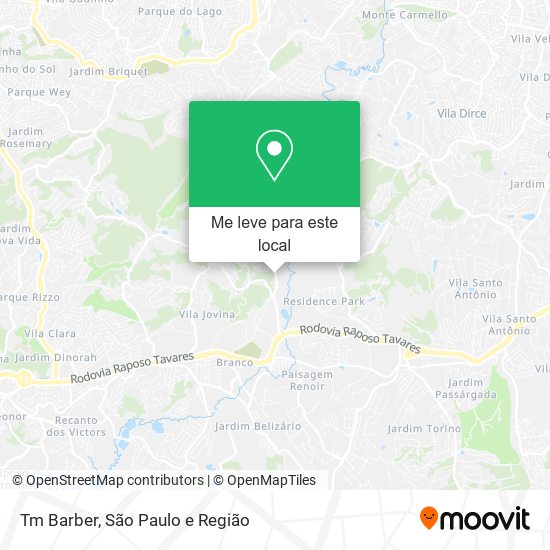 Tm Barber mapa