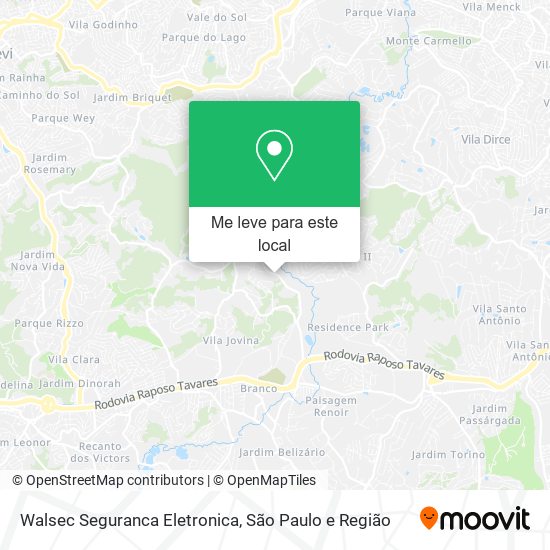 Walsec Seguranca Eletronica mapa