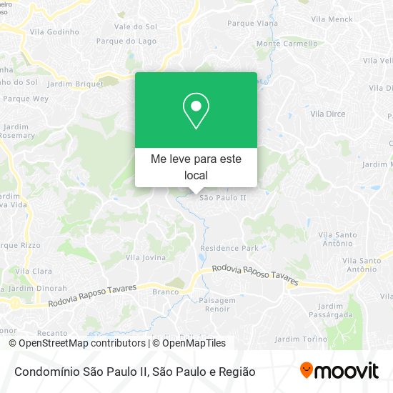 Condomínio São Paulo II mapa