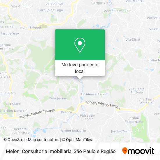 Meloni Consultoria Imobiliaria mapa