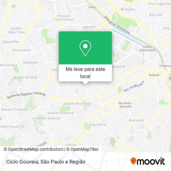 Ciclo Gouveia mapa