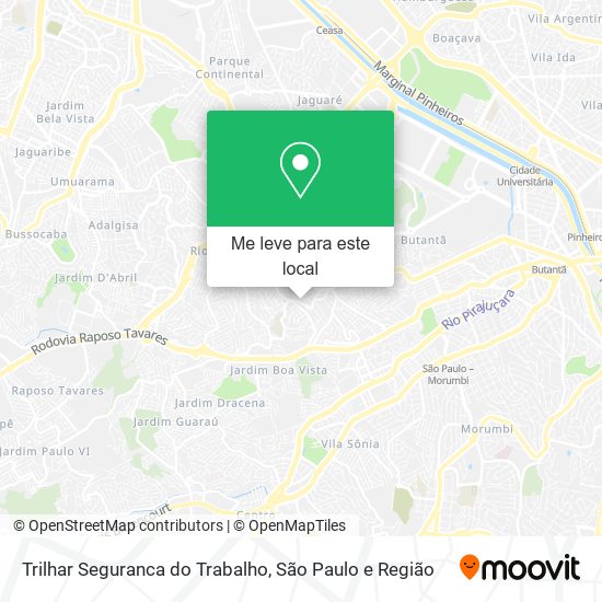 Trilhar Seguranca do Trabalho mapa