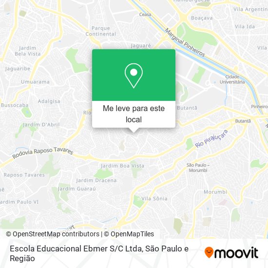 Escola Educacional Ebmer S / C Ltda mapa