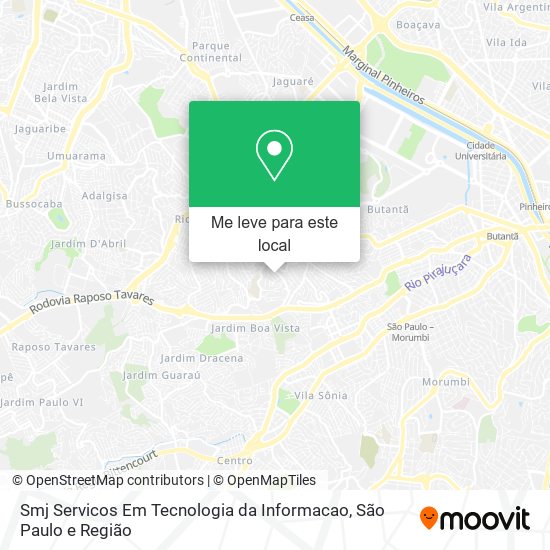 Smj Servicos Em Tecnologia da Informacao mapa