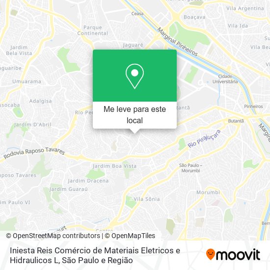 Iniesta Reis Comércio de Materiais Eletricos e Hidraulicos L mapa