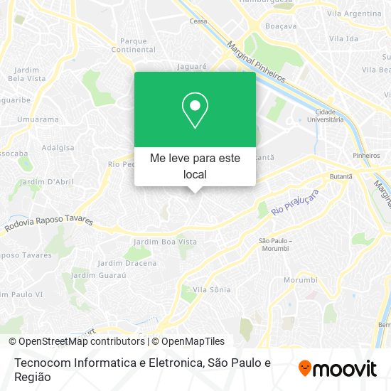 Tecnocom Informatica e Eletronica mapa